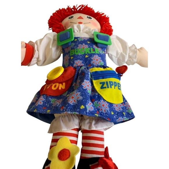 2002 Hasbro Dress Me Raggedy Ann 17 Inch Doll - Picture 2 of 10